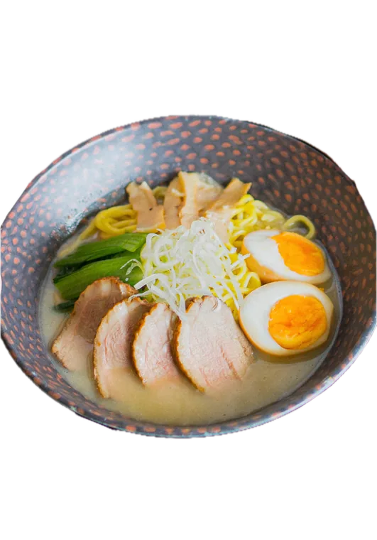 Tô ramen ức ngan Umidon trên tay
